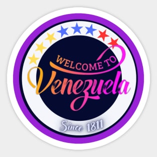 Bienvenidos a Venezuela Sticker